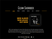 Tablet Screenshot of glennshorrock.com